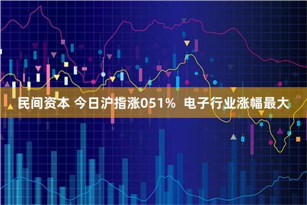 民间资本 今日沪指涨051%  电子行业涨幅最大